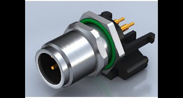 Weidmüller 2423990000 Sensor/actuator connector, niet geassembleerd M12 Aantal polen (sensoren): 4 Stekker, inbouw 10 stuk(s)