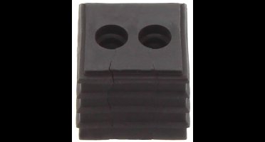 Weidmüller CABTITE SE 2/6.5 SML BK N/A Klem-Ø (max.): 7 mm TPE (geurloos rubbermengsel) Diepzwart 10 stuk(s)