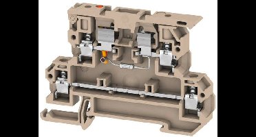 Weidmüller 9915820001 Zekeringklem 4 mm Schroeven Beige 50 stuk(s)