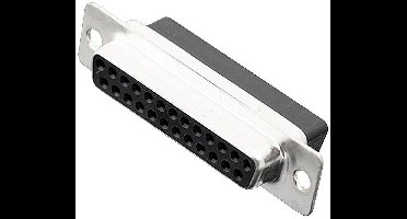 encitech DBC25-SS 2101-0190-13 D-sub female connector 180 ° Aantal polen: 25 Crimpen 1 stuk(s) Tray