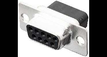 encitech DBC09-SS 2101-0190-11 D-sub female connector 180 ° Aantal polen: 9 Crimpen 1 stuk(s) Tray