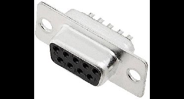 encitech DM09-SS 2101-0200-11 D-sub female connector 180 ° Aantal polen: 9 Soldeerkelk 1 stuk(s) Tray
