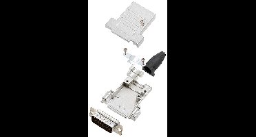 encitech DTSL15-SJSRG-T-DBP-K 6355-0086-02 D-sub male connectorset 180 ° Aantal polen: 15 Soldeerkelk 1 stuk(s)
