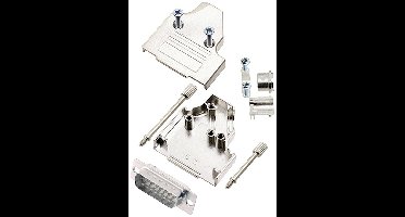 encitech MHDM35-15-DBP-W-K 6355-8007-02 D-sub male connectorset 35 ° Aantal polen: 15 Soldeerkelk 1 stuk(s)