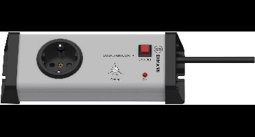 Ehmann 0217c01012a01 Stekkerdoos met schakelklok 1-voudig Grijs, Zwart Randaarde stekker 1 stuk(s)