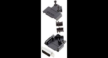 TRU COMPONENTS TCD45PKP15HDP26K 7709188 D-sub male connectorset 45 ° Aantal polen: 26 Soldeerkelk 1 stuk(s)