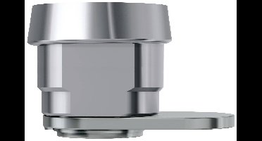 Basi 9000-1338 Hendelslot Zilver