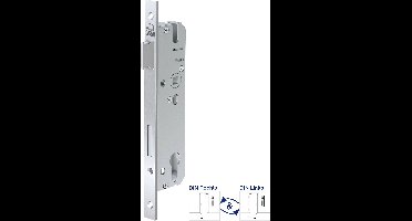 Basi 9585-4020 Insteekbuisframeslot Zilver