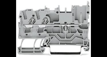 WAGO 2022-1302 Mini-basisklem 2-etages 5.20 mm Push-In-klem Oranje 100 stuk(s)