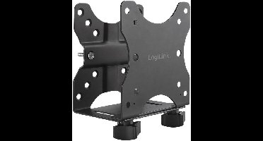 LogiLink BP0066 BP0066 PC-houder 75 x 75 mm VESA-standaard, 100 x 100 mm VESA-standaard Zwart Belastbaar tot: 5 kg