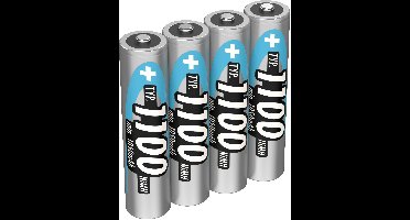Ansmann HR03 Oplaadbare AAA batterij (potlood) NiMH 1050 mAh 1.2 V 4 stuk(s)