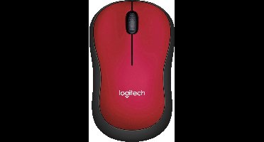 Logitech M185 Muis Radiografisch Optisch Rood 3 Toetsen 1000 dpi