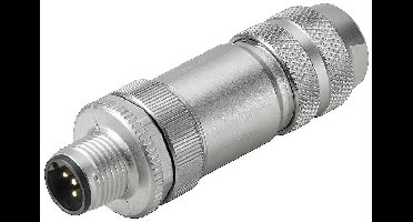 Weidmüller 1258940000 Sensor/actuator connector, geassembleerd M12 Aantal polen (sensoren): 8 1 stuk(s)
