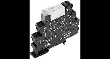 Weidmüller TRS 24VDC 1CO 16A Relaismodule (modulair) Nominale spanning: 24 V/DC Schakelstroom (max.): 16 A 1x wisselcontact 10 stuk(s)