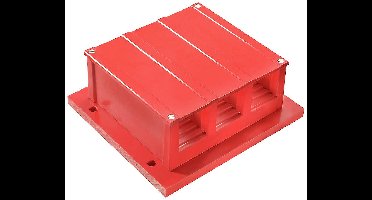 Weidmüller 2496050000 Hoogspanningsklem 240 mm Schroeven Rood 1 stuk(s)