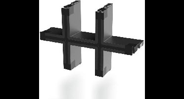 Weidmüller CABTITE GI H BK Polyamide (glasvezelversterkt) Diepzwart (b x h) 67 mm x 44 mm 5 stuk(s)