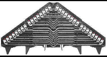 Weidmüller 1173650000 Rangeerverdeler 9.20 mm Push-In-klem Zwart 20 stuk(s)