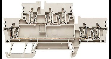 Weidmüller 1216470000 Doorgangsserieklem 5.10 mm Spanveer Beige 50 stuk(s)