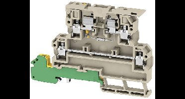 Weidmüller 1518300000 Zekeringsdoorvoerklem 8 mm Schroeven Beige 50 stuk(s)