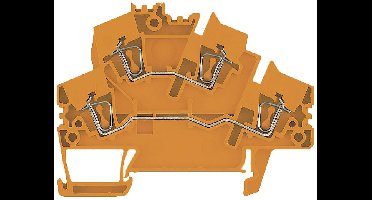 Weidmüller 1831260000 Doorgangsserieklem 5.10 mm Spanveer Oranje 50 stuk(s)