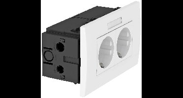 OBO Bettermann 6119427 Apparaatinzet Stopcontact (b x h x d) 140 x 84 x 60 mm 1 stuk(s) Wit