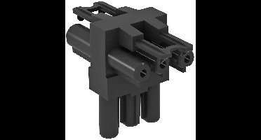 OBO Bettermann 6108084 Verdeelblok Zwart