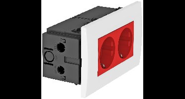 OBO Bettermann 6119409 Apparaatinzet Stopcontact (b x h x d) 140 x 84 x 60 mm 1 stuk(s) Rood