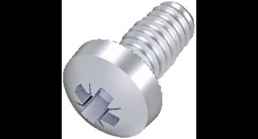 OBO Bettermann 3498092 Tapbouten 4 mm 4 mm 8 mm Kruiskop Pozidriv Staal Verzinkt 100 stuk(s)