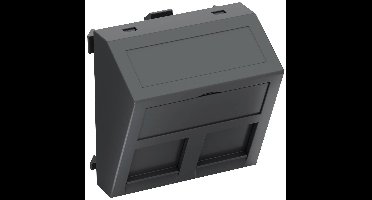 OBO Bettermann 6119252 Afdekking Datatechniekdrager (b x h x d) 45 x 45 x 26 mm 1 stuk(s) Grijs