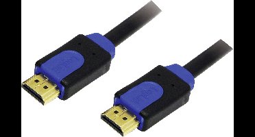 LogiLink CHB1101 HDMI-kabel HDMI Aansluitkabel HDMI-A-stekker, HDMI-A-stekker 1.00 m Zwart 4K UHD