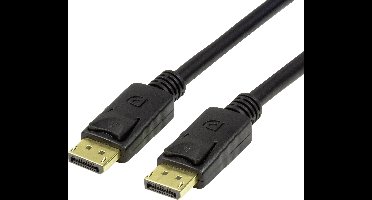 LogiLink CV0120 DisplayPort-kabel DisplayPort Aansluitkabel DisplayPort-stekker, DisplayPort-stekker 2.00 m Zwart