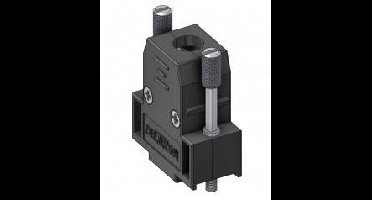 Deltron Connectors CTL09UN4 Aantal polen: 9 Plastic 180 ° Zwart 1 stuk(s)