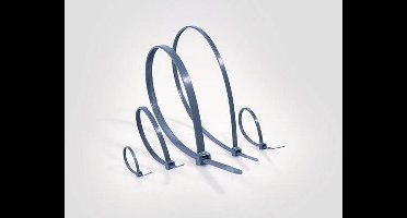 HellermannTyton 111-01667 MCTPP50L-PPMP-BU Kabelbinder Blauw 100 stuk(s)