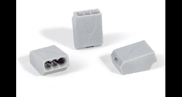 HellermannTyton 148-90035 HECE-3-PA66-GY Verbindingsklem Flexibel: - Massief: 1-2.50 mm² Aantal polen: 3 1 stuk(s) Grijs