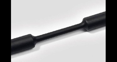 HellermannTyton 333-31200 Krimpkous zonder lijm Zwart 12 mm 4 mm Krimpverhouding:3:1 per meter