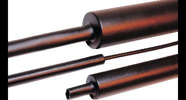 HellermannTyton 323-50630 Krimpkous met lijm Zwart 63 mm 19 mm Krimpverhouding:4:1 1 m