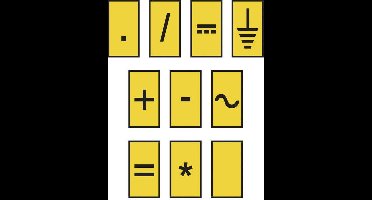 HellermannTyton WIC0-SIGN-PA66-YE Markeerclip 561-00004