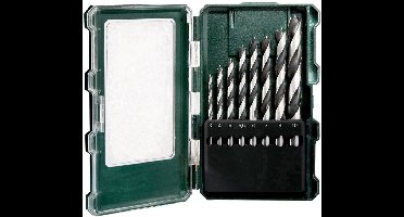 Metabo 626705000 Hout-spiraalboorset 8-delig 3 mm, 4 mm, 5 mm, 5.5 mm, 6 mm, 7 mm, 8 mm, 10 mm 1 stuk(s)