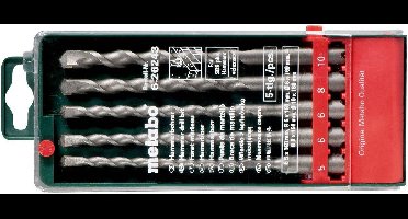 Metabo 626243000 Beton-spiraalboren set 5-delig 5 mm, 6 mm, 8 mm, 10 mm Gezamenlijke lengte 160 mm SDS-Plus 5 stuk(s)