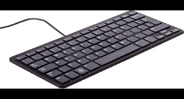 Raspberry Pi® RPI-KEYB (US)-BLACK Toetsenbord USB QWERTY, US-Engels Zwart, Grijs USB-hub