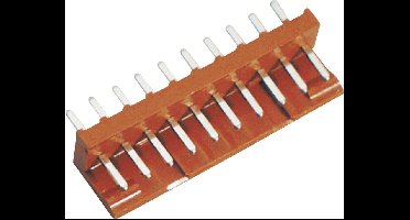 BKL Electronic 072543-U Male header (standaard) Totaal aantal polen: 6 Rastermaat: 2.50 mm Inhoud: 1 stuk(s)