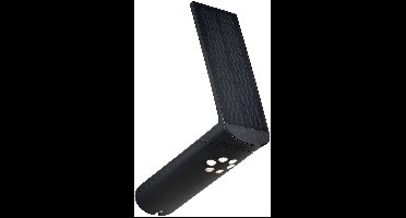 Paulmann 94260 Ilias Wandlamp op zonne-energie met bewegingsmelder Energielabel: A (A - G) 1.20 W Warmwit Antraciet