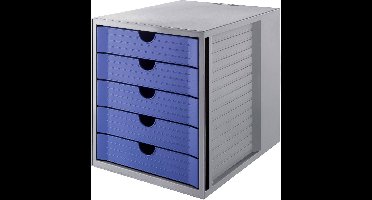HAN SYSTEMBOX KARMA 14508-16 Ladebox Grijs DIN A4, DIN C4 Aantal lades: 5