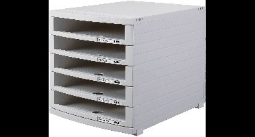 HAN CONTUR 1505-0-11 Ladebox Lichtgrijs DIN A4, DIN B4, DIN C4 Aantal lades: 5