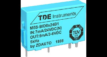 ZDAuto I/O module BID0324A1 Aansluiting: soldeerpennen · Schakelspanning (maximaal): 30 V/DC · Schakelstroom (maximaal): 7 mA · Voedingsspanning: 3,3 V/DC ·