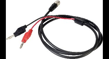 TRU COMPONENTS 16-0300 BNC-meetsnoer 139.00 cm Zwart, Rood
