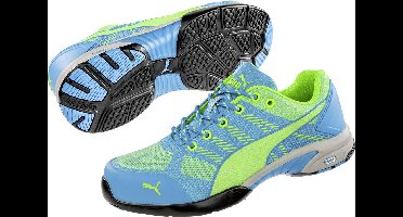 PUMA Celerity Knit Blue Wns Low 642900-36 Veiligheidsschoenen S1P Schoenmaat (EU): 36 Blauw, Groen 1 stuk(s)