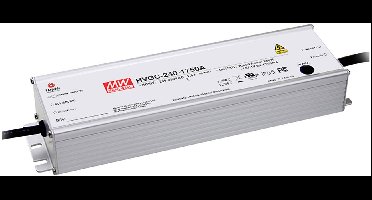 MEAN WELL HVGC-240-1050AB LED-driver Constante stroomsterkte 240 W 525 - 1050 mA 114.3 - 228.6 V/DC Instelbaar, Dimbaar, 3-in-1 dimmer, PFC-schakeling,
