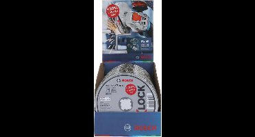 Bosch Accessories X-LOCK Standard for Inox WA 60 T BF 2608619267 Doorslijpschijf recht 125 mm 10 stuk(s) Metaal, RVS