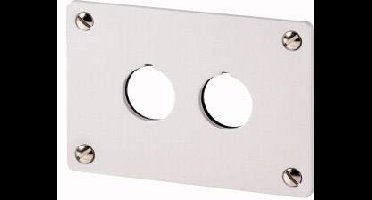 Eaton M22-E2 216543 2 inbouwplaatsen (Ø x h) 22 mm x 72 mm Grijs 1 stuk(s)